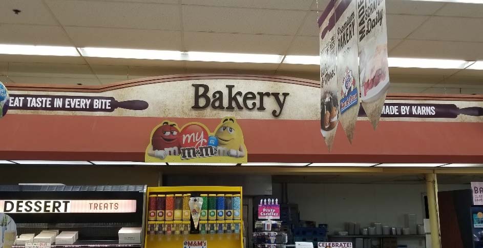 Karns Bakery Signage
